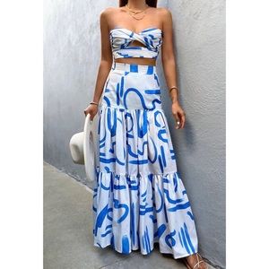 Ella James Boutique Santorini top and skirt